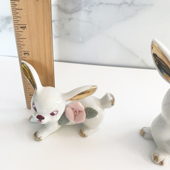 Vintage CHASE Japan Deer Mama Baby Deer Figurine Set of 3 - Picture 9 of 9